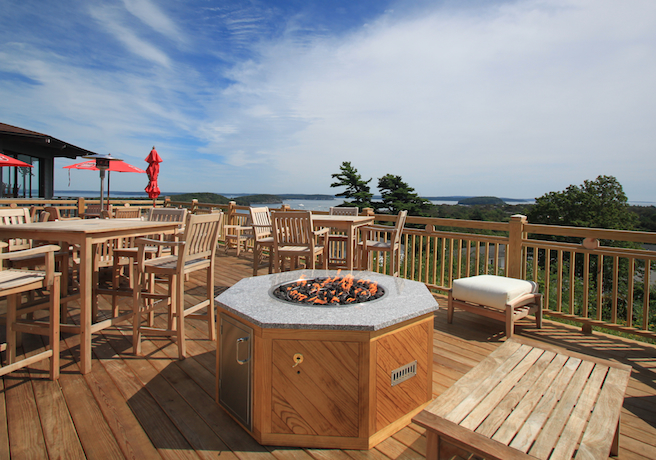 Looking Glass Restaurant - Bar Harbor - Fire Pit