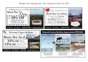 Wonder View Inn - Bar Harbor Specials